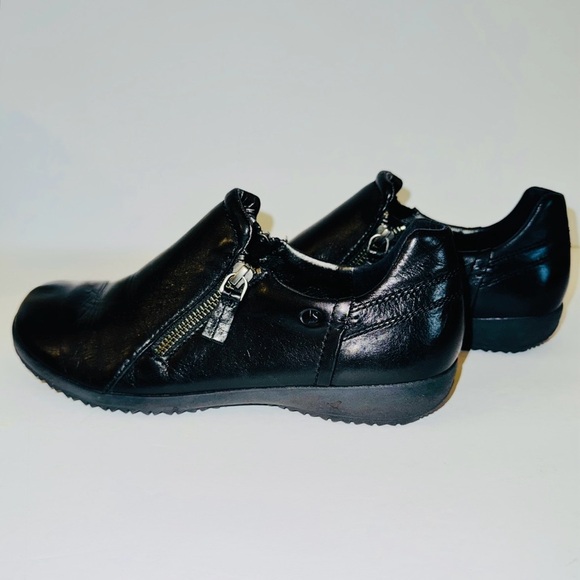 Josef Seibel Women 's “Naly 32” Slip On Double Zip Oxford Flats, Sz 39 (8.5) - Picture 1 of 15